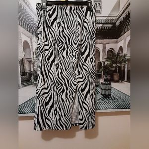 SHEIN ZEBRA PRINT PENCIL SKIRT NWOT